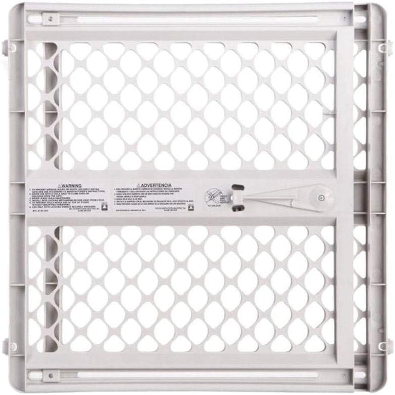 Adjustable Dog Gate (26"-42") β Pressure-Mounted or Swing Door Pet Gate for Doorways (26" Tall, Gray)