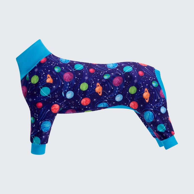 Spark Paws Dog Pajama Onesie β Ultra-Soft, 4-Way Stretch Recovery Suit | Cozy Sleepwear for Small, Medium & Large Breeds