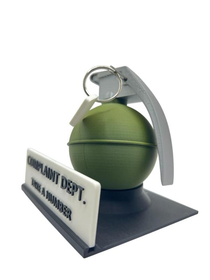Complaint Department Desk Sign β Funny 3D Printed Office Gag Gift | Great for Coworkers, Bosses & Home Desks