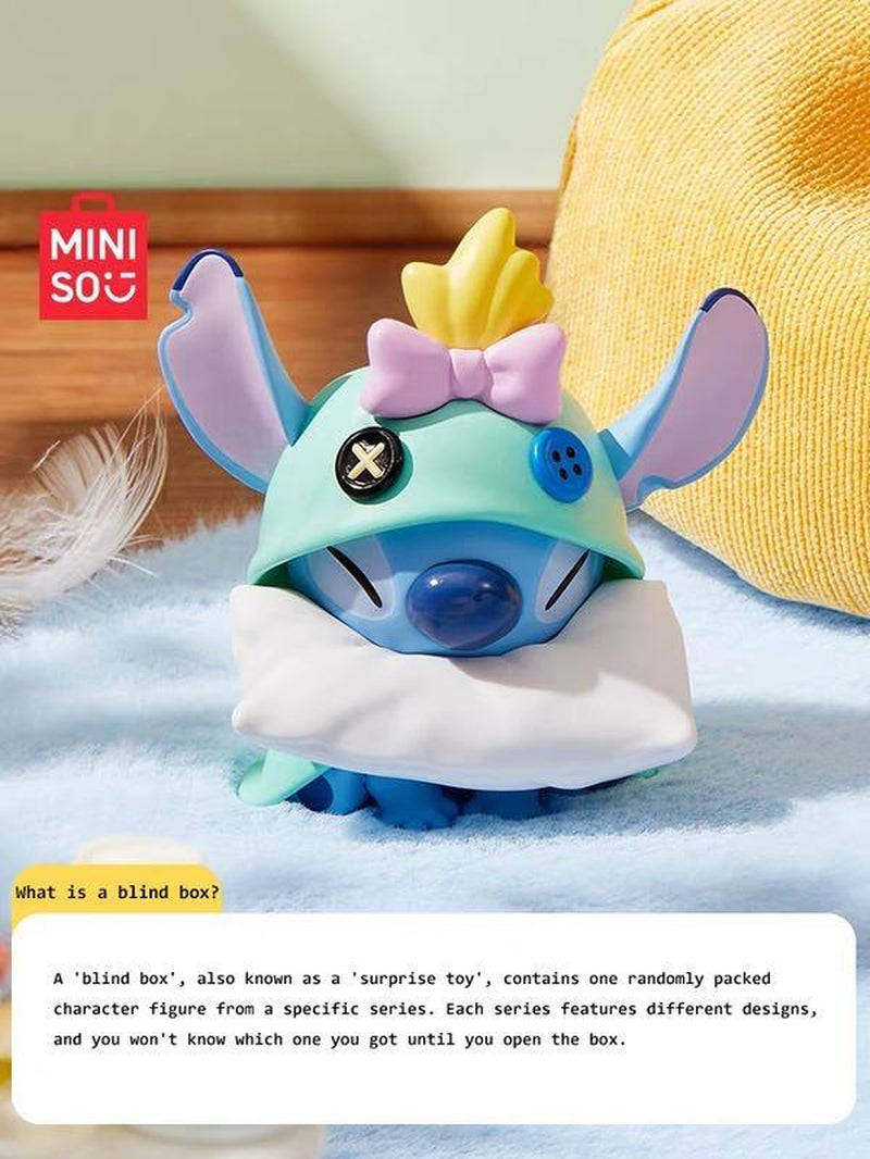 Disney Stitch Blind Box β Kawaii Pillow Fight Collectible Figure | Mystery Surprise Toy for Anime Fans & Room Decor (Official Licensed)