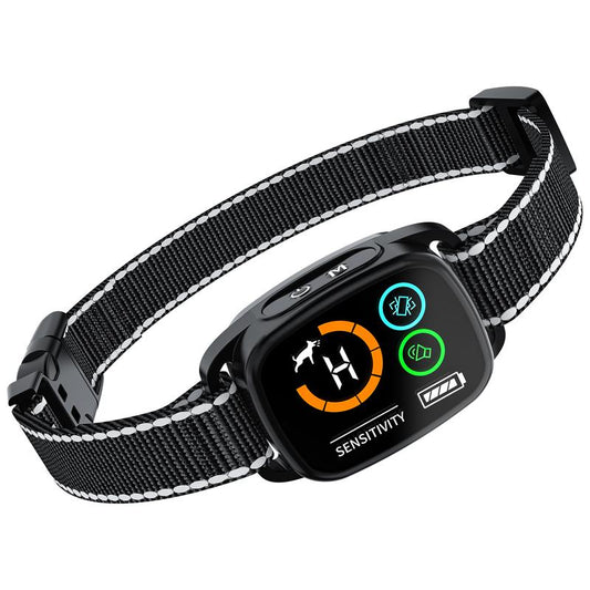 Automatic Anti-Bark Dog Collar – Rechargeable, Waterproof & Smart Sensor | 6-Level Beep & Vibration Training for Small, Medium & Large Dogs