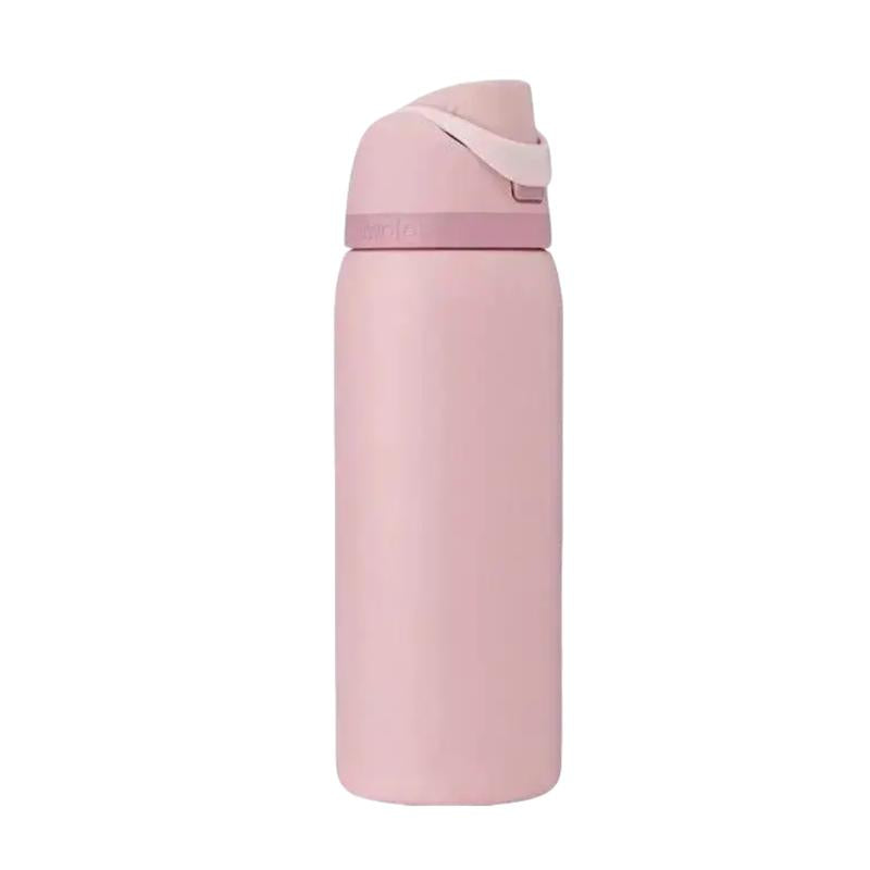 Owala FreeSip Water Bottle – Rosy Dream Color, 24-Hour Insulated Stainless Steel with 2-in-1 Straw | Stylish Hydration for Everyday Use & Gifting