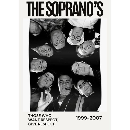The Sopranos Poster Print – Glossy Unframed Wall Art Reproduction | High-Quality Decor for TV Show Fans & Modern Spaces