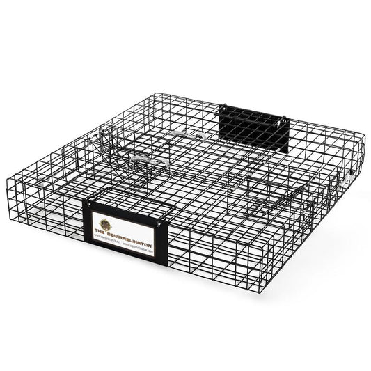 Squirrelinator Live Animal Trap – 2-Door Metal Cage for Squirrels & Rodents (1/2 Pack)