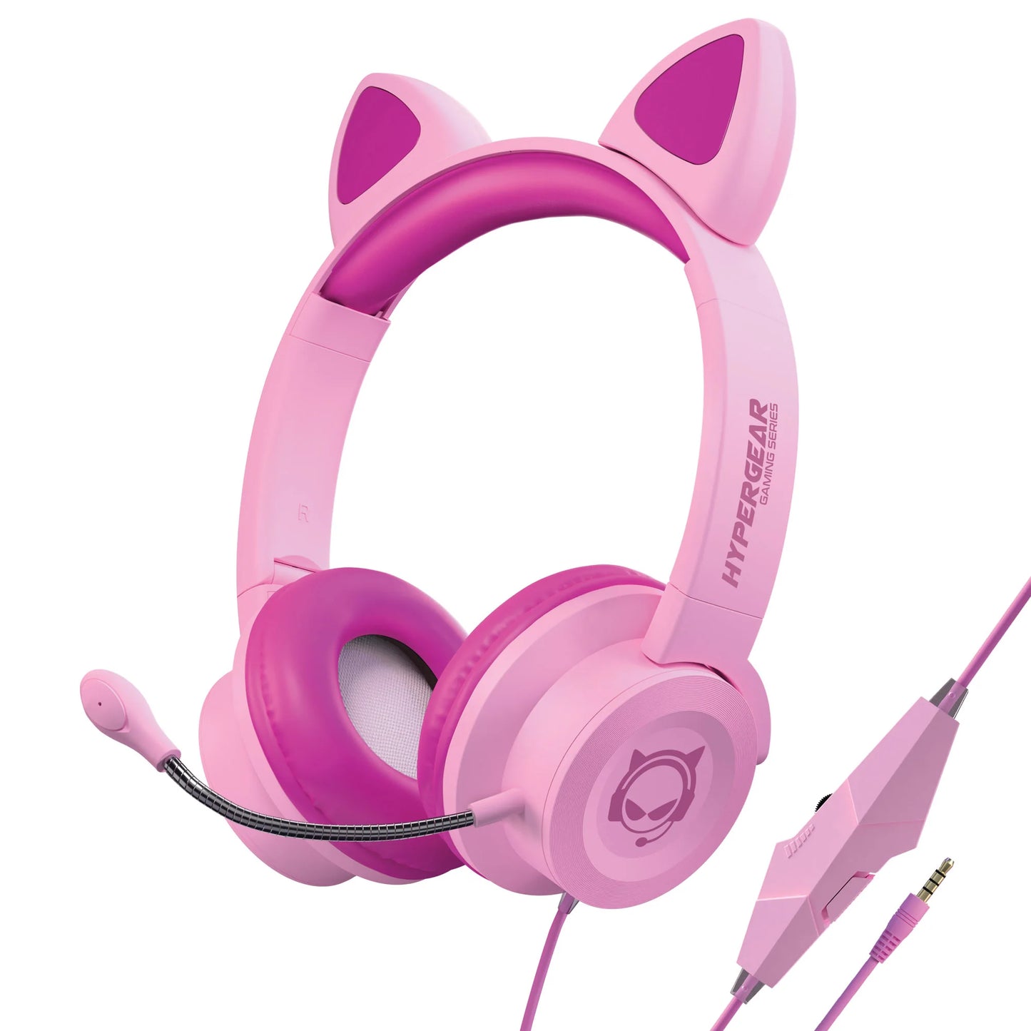Cute Gaming Headset with Mic – RGB Kitty Ears by HyperGear